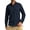 Navy, variant on Mens Long Sleeve Work Shirts Casual Button Up Shirts Quick Dry Business Tops with 2 Pockets