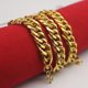 thumbnail image 4 of 2 cadenas doradas falsas, collares decorativos para hombre, collares únicos de estilo hip-hop., 4 of 6