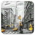 thumbnail image 2 of Vinyl Drink Coasters - Set of 4 - Love From New York, 2 of 3