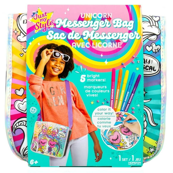 Just My Style® Unicorn Messenger Bag, Ages 6 and up