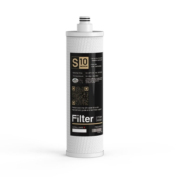 Frizzlife Actualizado M3001 Cartucho de filtro de repuesto (S) – Cartucho de filtro de sedimentos –