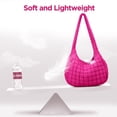 thumbnail image 3 of Bolso acolchado para mujer, grande, acolchado, bolso de mano acolchado, bandolera suave e hinchado, bolsos holgados, 3 of 7