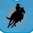 thumbnail image 4 of Inktastic Rodeo Rider Team Roping Boys Baby Bib, 4 of 4