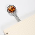 thumbnail image 3 of Thanksgiving pumpkin pie Vintage Silver Lace-Edged Bookmark: an Ideal Gift for Readers and Book Lovers, 3 of 5