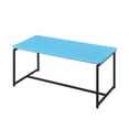 thumbnail image 2 of Mesa de café de fibra de carbono azul de 3 piezas y juego de mesa de café, 2 of 5