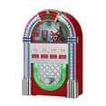 thumbnail image 1 of Mr. Christmas 9-inch Decorative Retro Jukebox Red, 1 of 6
