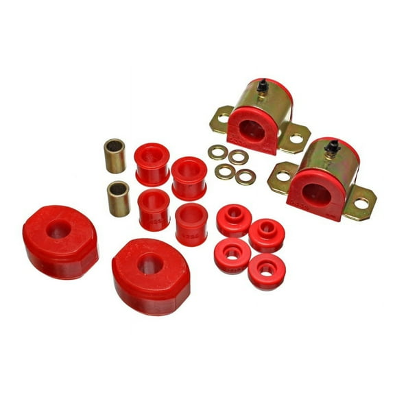 Energy Suspension 72-93 Dodge D100/200/300/Ramcharger 2WD Red 15/16in Front Sway Bar Bushings Fits select: 1971-1980,1986-1989 DODGE D-SERIES