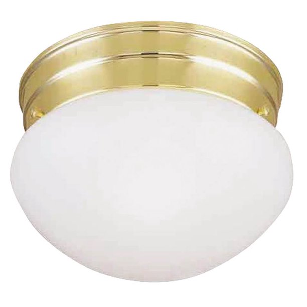 Boston Harbor Dimmable Round Ceiling Light Fixture 1 60 13 W Medium A19 Cfl Lamp Polished Brass Com Medium A19 Cfl Lamp Polished Brass, Round Light Fixtures