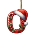 thumbnail image 2 of Home Decor 26 Christmas Letter Decorations A To Z (without H And V) Hanging Christmas Tree Pendant Alphabet Letters Named Alphabet Decorations Christmas Tree Decorations, 2 of 4