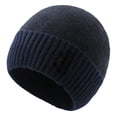 thumbnail image 2 of Yuanlong Womens Beanie Hat Lined Rib Knit Warm Winter Skull Cap Soft Thermal Outdoor Ski Running Daily Headwear, 2 of 5