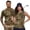 Camo Hunting, variant on Lemon Matching Couple Outfits Men Zipper Shirt Quick-Dry Short Sleeve Golf Shirt and Womens Golf Shirts Sleeveless Lightweight Sports Tank Tops Size 2XL