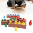 thumbnail image 4 of JUEGO DE CILINDROS DE MADERA, JUEGO DE BLOQUE DE CILINDRO DURADERO PORTÁTIL, DE MODA AMBIENTALMENTE DE MODA PARA 36 MESES + NIÑOS, 4 of 7