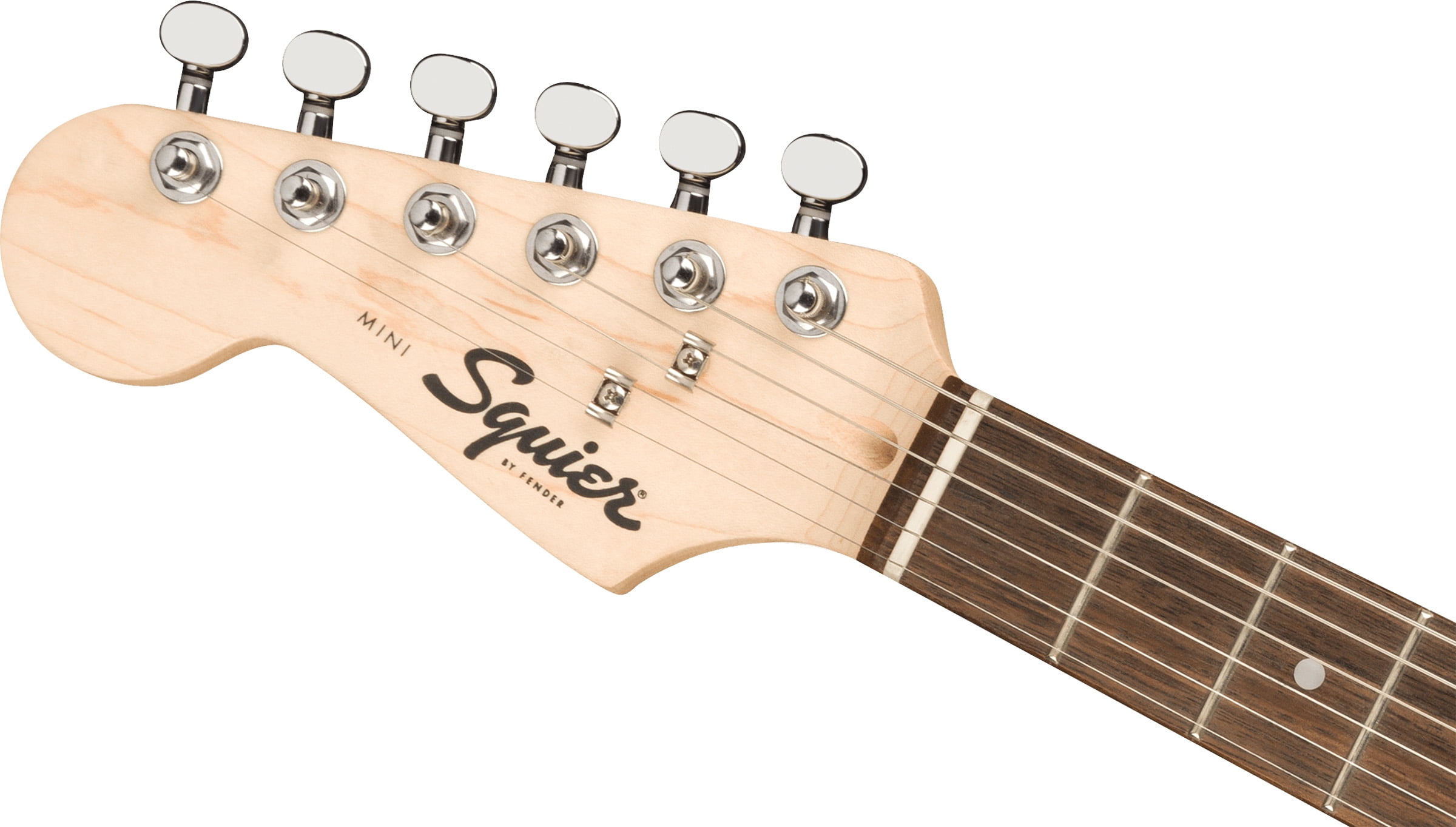 Fender Squier 3/4-Size Kids Mini Strat Electric Guitar, Left Handed - Black w/ Amplifier