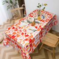 thumbnail image 4 of Fall Tablecloths for Rectangle Tables 60x84 Inches, Thanksgiving Table Cloth, Autumn Pumpkins Leaves Farmhouse Table Cloth for Harvest Party Holiday Dining Decor, Fall Decorations for Home, 4 of 5
