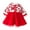 a-Red, variant on Spring Toddler Bodysuits Baby Kids Girls Thick Warm Tang Suit Long Sleeve Chinese New Year Princess Coat Long Sleeve Dresses Outfits(b-Red,4-5 Years)