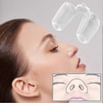 thumbnail image 2 of Transparent No. 7 (C)$ Nose Comprehensive Rhinoplasty Nostril Support Silicone Shaping Crooked Nose Correction Fixer Plastic Nose Clip, 2 of 5