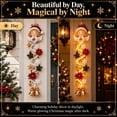 thumbnail image 5 of Clearance!Christmas Angel Glowing Christmas Door Hanger, Warm Lighted Vertical Holiday Hanging Decor with Festive Accents for Front Door Side, Entryway and Wall, 5 of 5