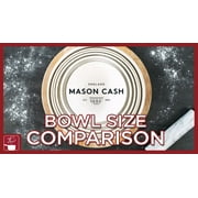 Mason Cash Nautical Chip-Resistant Earthenware Mixing Bowls with Sea Turtle,Crab,Boat Designs (3Pcs)