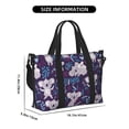 thumbnail image 2 of Travel Duffle Bag Blue Purple Branches Gray Koala Travel Tote Bags Carry on Luggage Waterproof Weekender Bags with Top Handle Adjustable Shoulde Strap for Travel Gym, 2 of 5