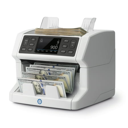 Safescan 2865-S - Multilingual mixed bill value counter for mixed denomination bills with 7-point counterfeit detection