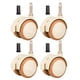 thumbnail image 1 of BRIGHTFUFU 4 ruedas giratorias para cuna, ruedas silenciosas para muebles, accesorios para ruedas de cuna, silla, rueda de goma para gabinete, estantería, escritorio de computadora, 1 of 7