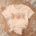thumbnail image 7 of Black*Friday Discounted Items under $5 GaThRRgYP Mama Shirts for Women Women Mother's Day Gift Mom Flower Print Short Sleeve Round Neck T-shirt Pattern Top Khaki XL, 7 of 7