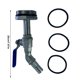 thumbnail image 3 of Calibre Barril Grifos 304 Tambor de acero inoxidable DN15 Outlet 0.5-pulgadas 45 grados Boquillas Tapas Accesorios de contenedores 20 mm 200L seitruly TO001055-00, 3 of 7