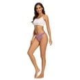 thumbnail image 4 of voenxe Women Bikini Underwear,Seamless Breathable Ladies Panties,No Show Soft Briefs 5-Pack,XS-XXL, 4 of 8