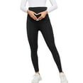 thumbnail image 6 of kakina CMSX Women's Maternity Leggings with Pockets Over the Belly,Womens Workout Yoga Fashionable Solid Color Pregnancy Pants, 6 of 6