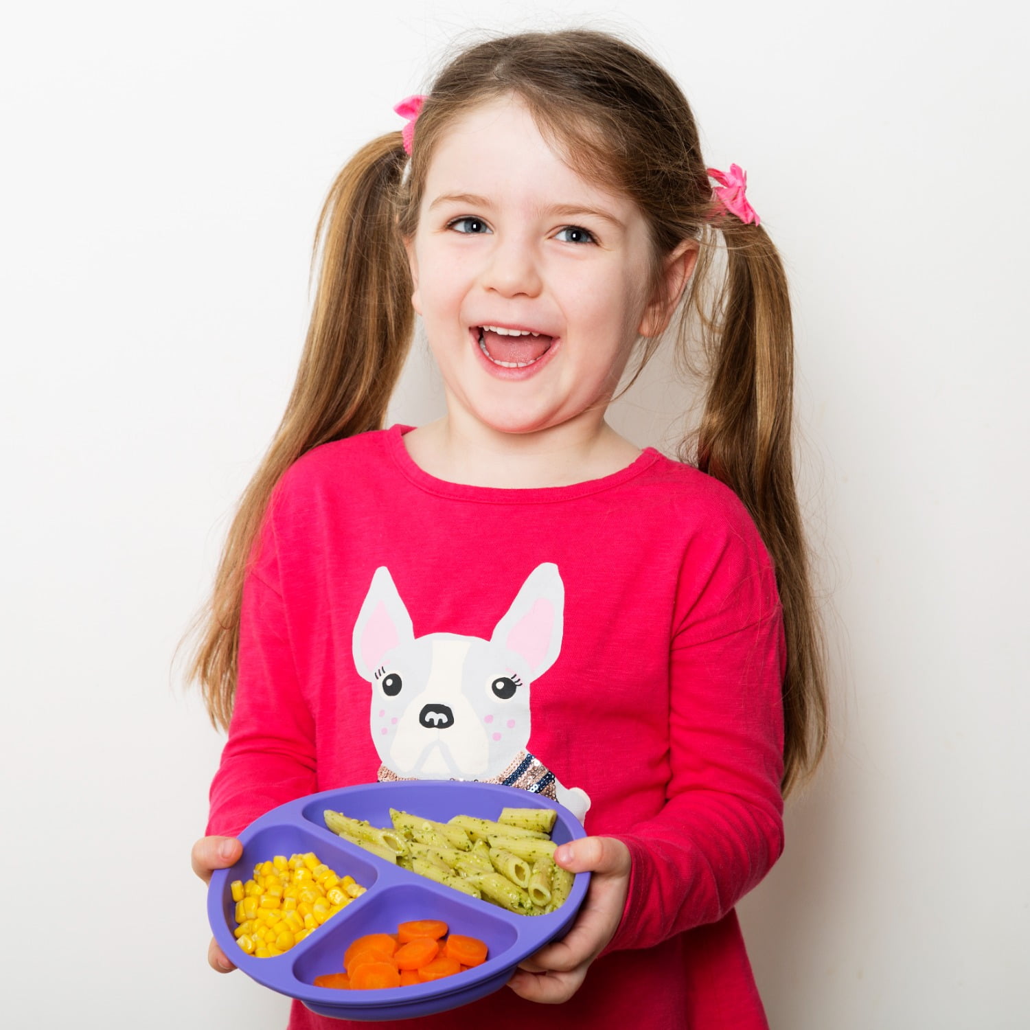 EVLA’s 9-Piece Silicone Toddler Plates and Bowls Set with Airtight Lids