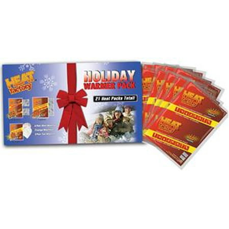 Heat Factory Holiday Gift Warmer Pack: 6 Pair Hand, 3 Pair Toe, and 3 Large Body Heat