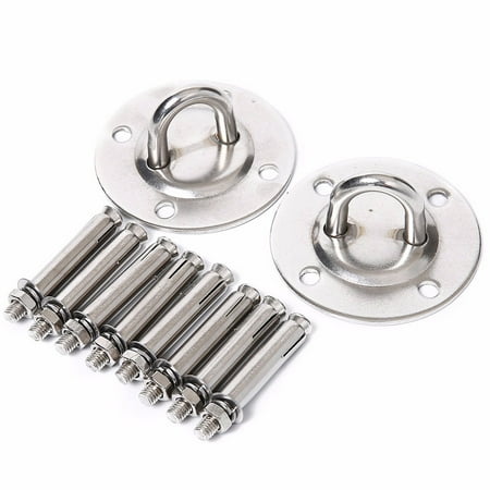 

2set Accessories Fixed Buckle Ceiling Wall Stainless Steel Hammock Mounting Hook