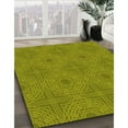 thumbnail image 3 of Ahgly Company Machine Washable Indoor Rectangle Transitional Green Area Rugs, 5' x 8', 3 of 7