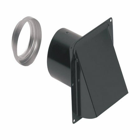 

Broan 9 in. W Black Wall Cap Vent
