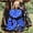 184#MulticolorD, variant on Ethnic Style Embroidered Small Backpack for Women, Canvas Shoulder Bag, Compact Travel Bag, Durable, Comfortable Ergonomic Straps, Fashionable Handcrafted Yunnan Cultural Accessory