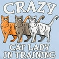 thumbnail image 2 of CafePress - Crazy Cat Lady Baby Light Bodysuit - Baby Light Bodysuit, Size Newborn - 24 Months, 2 of 4