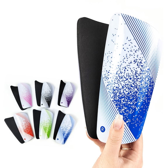 Soccer Shin Guards - Protective Shin Pads With 3 Sizes (6.8-7.8In) For ren & S, Adjustable Elastic Straps, Shock-Absorbing Lightweight Breathable Design For Soccer