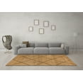 thumbnail image 3 of Ahgly Company Indoor Rectangle Solid Orange Modern Area Rugs, 7' x 9', 3 of 4
