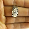 thumbnail image 2 of 2Ct Round Cut Lab Created Men's Engagement Ring 14K Two Tone Gold Plated, 2 of 5