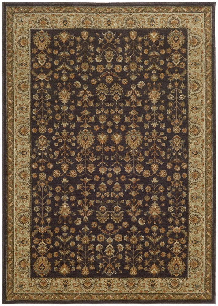 Tommy Bahama Voyage Area Rugs 116K0 Traditional Oriental Charcoal