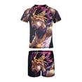 thumbnail image 5 of Yu-Gi-Oh Boys 2-Piece Swimsuit Set, Short Sleeve Rash Guard & Swim Trunks, 5 of 7