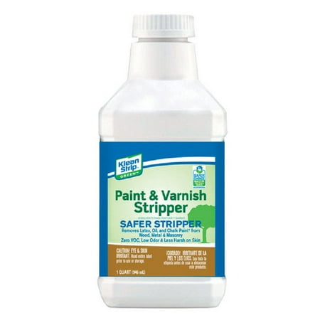 Klean Strip QKGS75013 Green Paint and Varnish Remover, 1 Quart, (Best Way To Strip Paint)