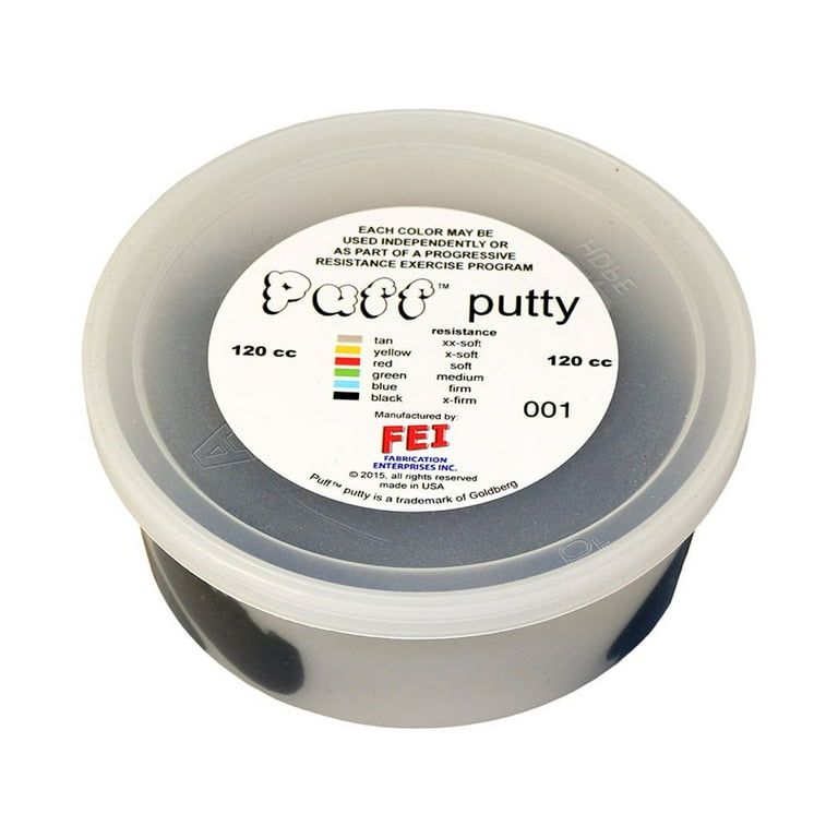 Puff LiTE Exercise Putty - 6 piece set - 120cc - 1 of each Puff LiTE Exercise Putty - 6 piece set - 120cc - 1 of each