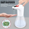 thumbnail image 2 of Automatic Soap Dispenser,Touchless Infrared Induction for Liquid Soap and Sanitizer,Smart Bathroom Dispenser,Battery Operated,Splash-Proof Design,White,16.23 fl oz, 2 of 9