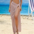 thumbnail image 3 of Sarong Swimsuit Coverup Chiffon Beach Tie Wrap Skirt for Women Long Sheer Scarf Bathing Suit, 3 of 4