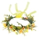 thumbnail image 1 of Diadema nupcial con forma de flor de sol, corona de novia, diadema para el pelo, tocado de boda, 1 of 6