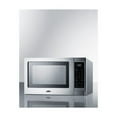 thumbnail image 4 of Summit SCM853 19 inch Compact Microwave With 900 Watts; Digital Touchpad; Brushed Stainless Steel Cabinet; Glass Turntable; End of Cycle Buzzer; Clock; Multiple Power Levels; In Stainless Steel, 4 of 9