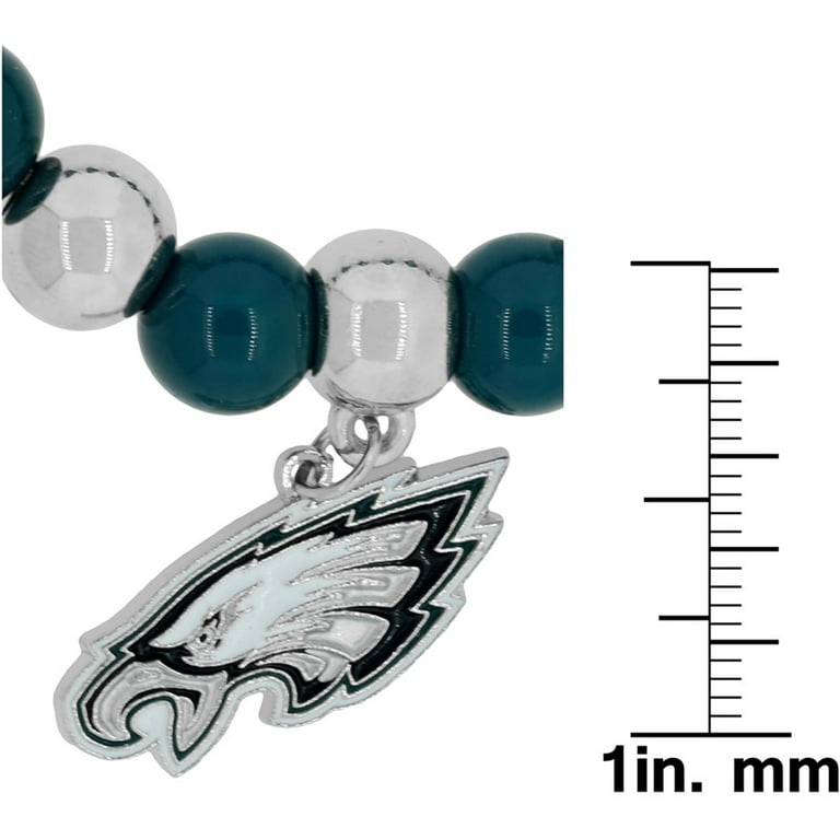 NFL Philadelphia Eagles Beaded Pendant Bracelet, 8 