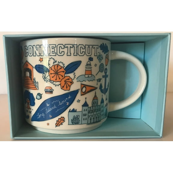 Starbucks Been There Series Collection Connecticut Coffee Mug New With Box