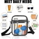 thumbnail image 5 of 2-Pack Transparent Crossbody Bags, Waterproof Transparent Shoulder Bag Adjustable Sling Bag for Men Women, 5 of 5